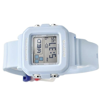 Casio Baby-G Plus digital lyseblå harpiksrem Quartz BGD-10L-2 100M dameur med ekstra båndløkker