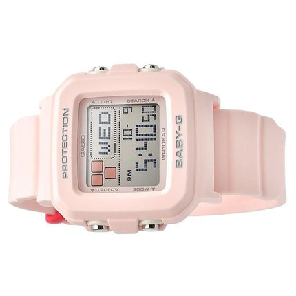 Casio Baby-G Plus Digital Pink Resin Rem Quartz BGD-10L-4 100M dameur med ekstra båndløkker