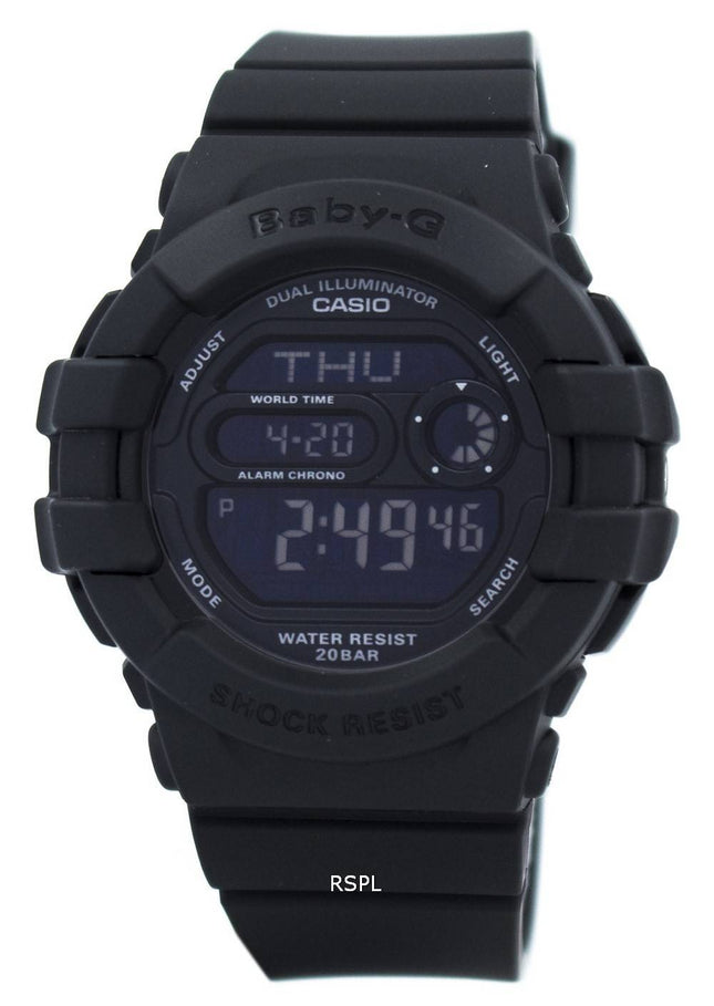 Casio Baby-G Dual Illuminator verden tid Digital BGD-140-1A kvinders ur