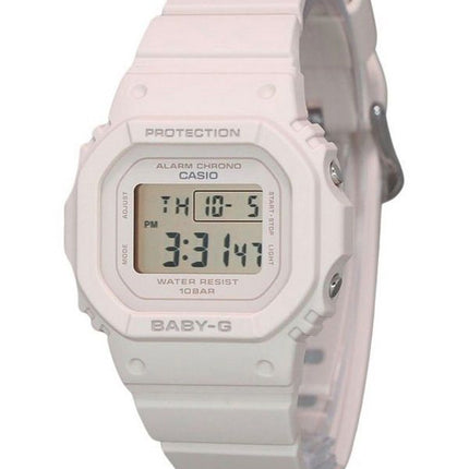 Casio Baby-G Digital Beige Pink Resin Rem Quartz BGD-565U-4 100M dameur