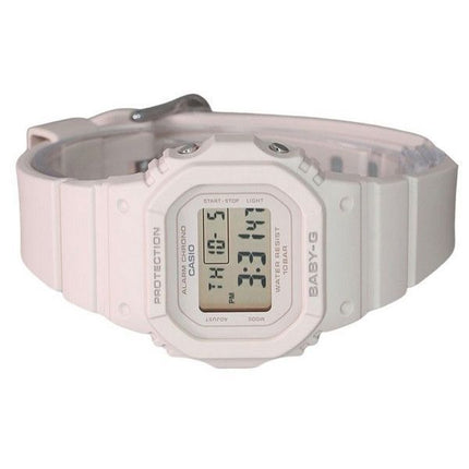 Casio Baby-G Digital Beige Pink Resin Rem Quartz BGD-565U-4 100M dameur