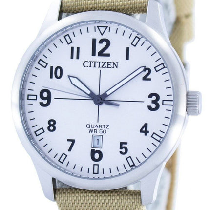 Borger kvarts White Dial BI1050-05A Herreur