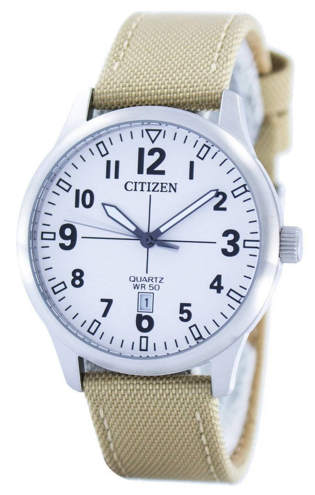 Borger kvarts White Dial BI1050-05A Herreur