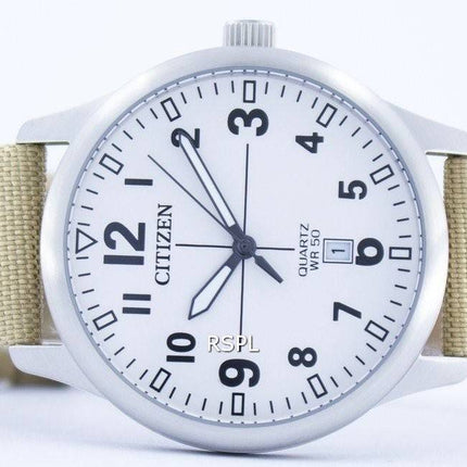 Borger kvarts White Dial BI1050-05A Herreur