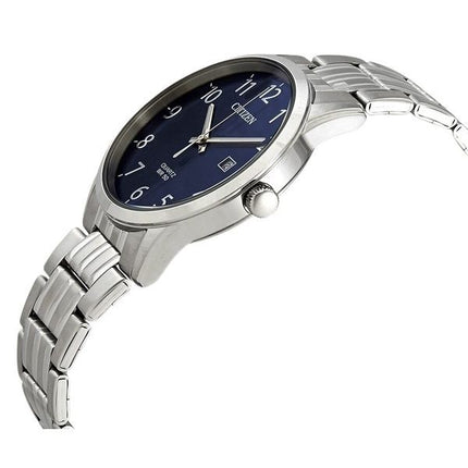 Citizen Stainless Steel Blue Dial Quartz BI5000-52L Herreur