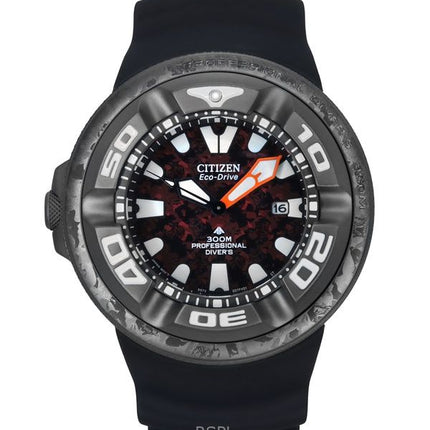Citizen Eco-Drive Marine Godzilla Limited Edition Red Dial Diver&#39,s BJ8059-03Z 300M herreur