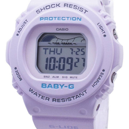Casio Baby-G G-Lide BLX-570-6 BLX570-6 Tide Graph Shock Resistent 200M Dameur