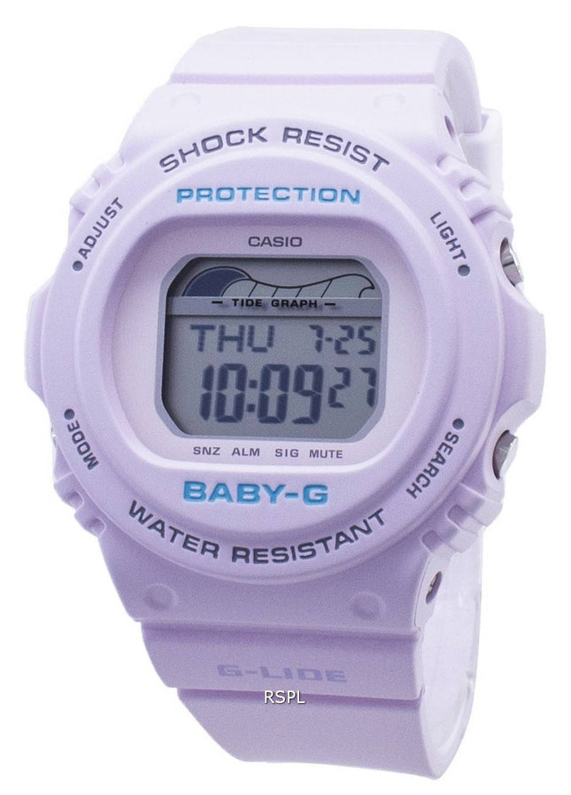 Casio Baby-G G-Lide BLX-570-6 BLX570-6 Tide Graph Shock Resistent 200M Dameur
