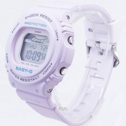 Casio Baby-G G-Lide BLX-570-6 BLX570-6 Tide Graph Shock Resistent 200M Dameur