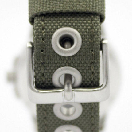 Citizen Eco-Drive grøn lærred bæltet 100M BM8180-03E Herreur