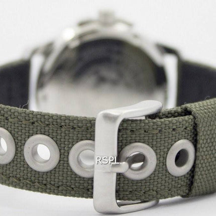 Citizen Eco-Drive grøn lærred bæltet 100M BM8180-03E Herreur