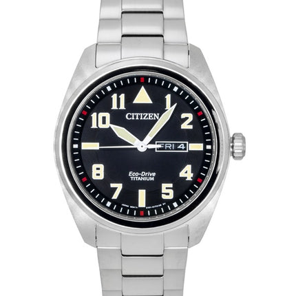 Citizen Garrison Super Titanium sort urskive Eco-Drive BM8560-53E 100M herreur