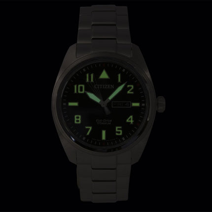 Citizen Garrison Super Titanium sort urskive Eco-Drive BM8560-53E 100M herreur