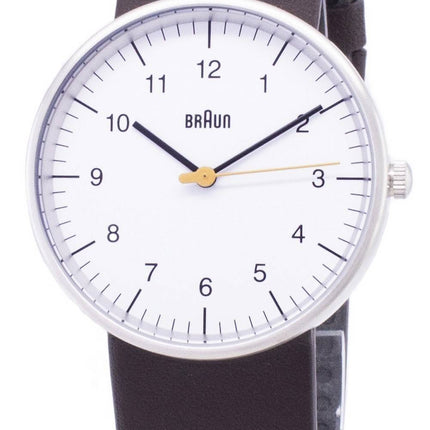 Braun klassiske BN0021WHBRG Analog Quartz Herreur