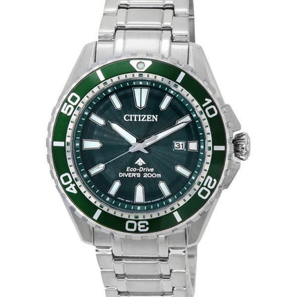 Citizen Promaster Marine Green Dial Eco-Drive Diver's BN0199-53X 200M herreur