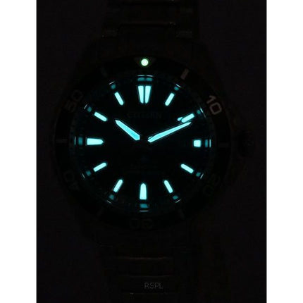Citizen Promaster Marine Green Dial Eco-Drive Diver's BN0199-53X 200M herreur