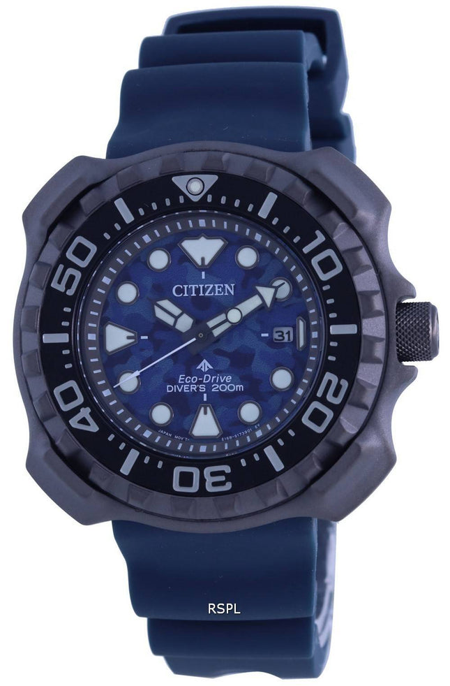 Citizen Promaster polyurethanrem Eco-Drive BN0227-09L 200M herreur