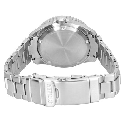 Citizen Promaster Marine rustfrit stål grøn urskive Eco-Drive dykkerur BN0269-50W 200M herreur