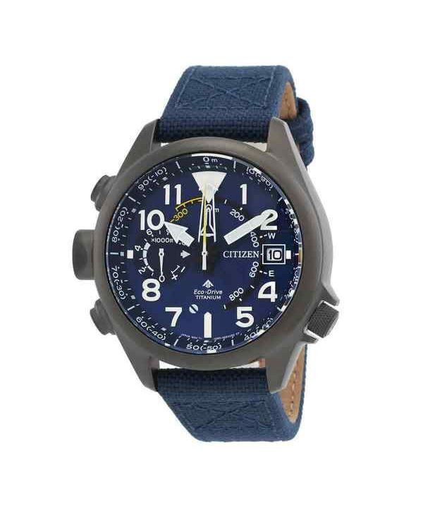 Citizen Promaster Altichron Super Titanium Blue Dial Eco-Drive Diver&#39,s BN4065-07L 200M herreur