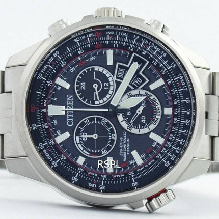 Citizen Promaster Eco-Drive Radio kontrolleret Titanium Chronograph Japan lavet BY0121-51E Herreur