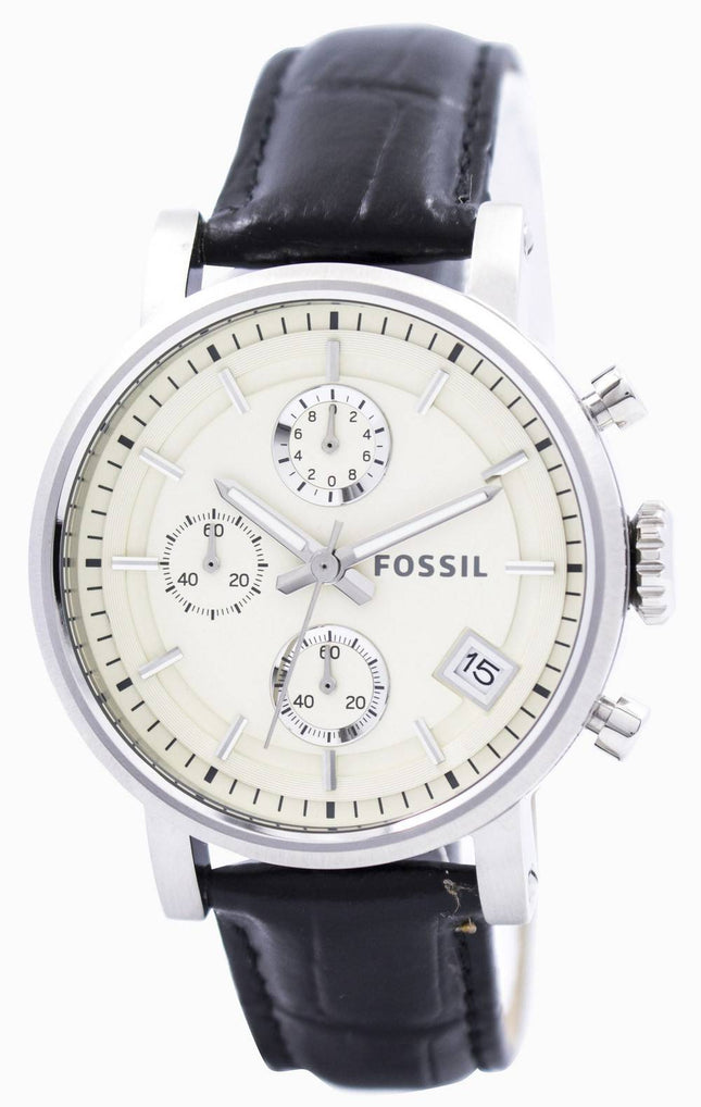 Fossile oprindelige kæreste Chronograph rustfrit stål C181018-BLK kvinders ur