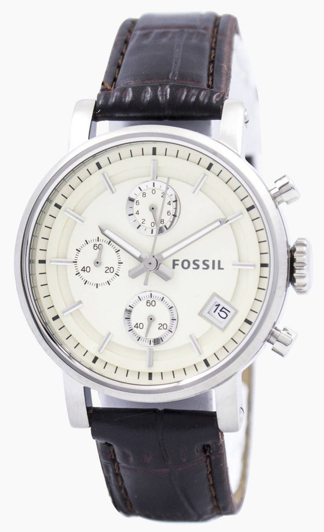 Fossile oprindelige kæreste Chronograph rustfrit stål C181018-BRW kvinders ur