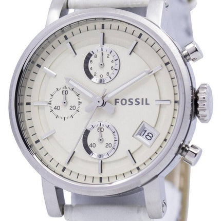 Fossile oprindelige kæreste Chronograph rustfrit stål C181018-WHT kvinders ur