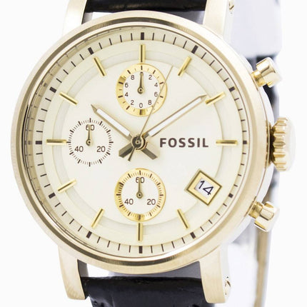 Fossile oprindelige kæreste Chronograph rustfrit stål C181019-BLK kvinders ur