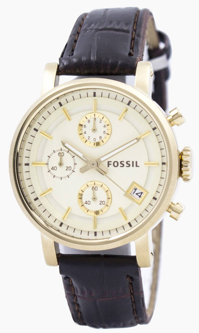 Fossile oprindelige kæreste Chronograph rustfrit stål C181019-BRW kvinders ur
