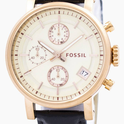 Fossile oprindelige kæreste Chronograph rustfrit stål C181020-BLK kvinders ur