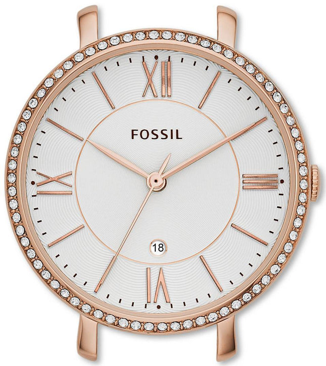 Fossile Jacqueline dato Display rustfri C141016 kvinders ur