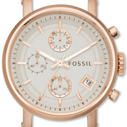 Fossile oprindelige kæreste Chronograph rustfrit stål C181020 kvinders ur