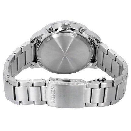 Citizen Eco-Drive kronograf rustfrit stål grøn skive CA4500-91X 100M herreur