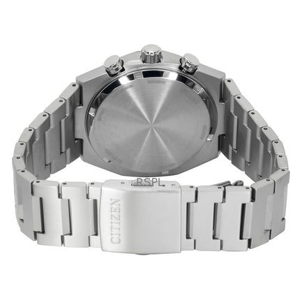 Citizen Zenshin Super Titanium Chronograph Green Dial Eco-Drive CA4610-85X 100M Herreur