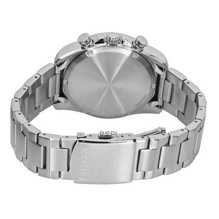 Citizen Eco-Drive kronograf rustfrit stål grøn urskive CA4640-50X 100M herreur