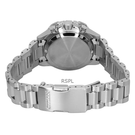 Citizen Promaster Navihawk Chronograph Rustfrit Stål Hvid Skive Eco-Drive Dykkerur CA4660-61A 200M Herreur