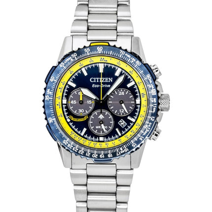 Citizen Promaster Navihawk Special Edition Chronograph Blue Dial Eco-Drive Dykkerur CA4667-53L 200M Herreur