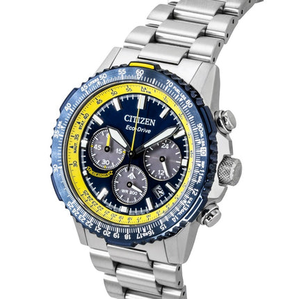 Citizen Promaster Navihawk Special Edition Chronograph Blue Dial Eco-Drive Dykkerur CA4667-53L 200M Herreur