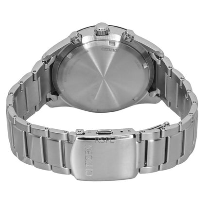 Citizen Eco-Drive kronograf rustfrit stål hvid urskive CA4674-58A 100M herreur