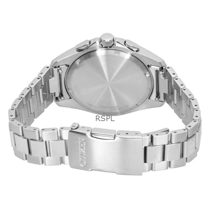 Citizen Sport Luksus Kronograf Rustfrit Stål Lyseblå Skive Eco-Drive CA4680-55L 100M Herreur