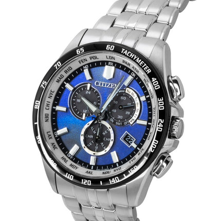 Citizen Eco-Drive Limited Edition Kronograf Rustfrit Stål Blå Skive Solar CB5874-81L 100M Herreur