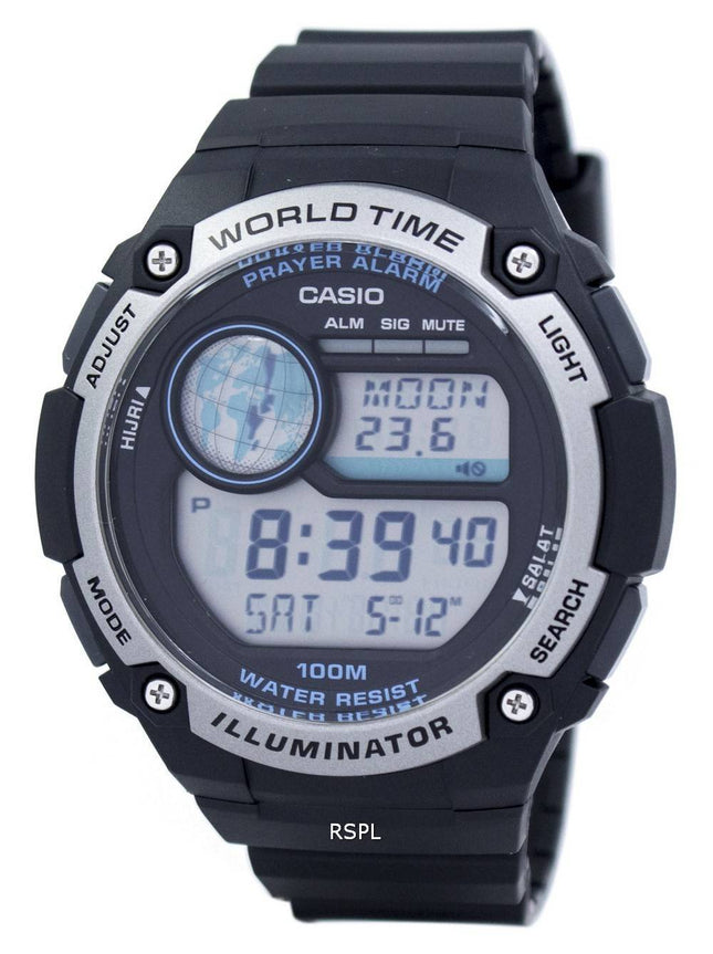 Casio ungdom Illuminator verden tid Digital CPA-100-1AV CPA100-1AV Herreur
