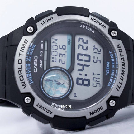 Casio ungdom Illuminator verden tid Digital CPA-100-1AV CPA100-1AV Herreur