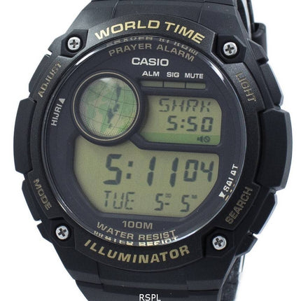 Casio Illuminator verden tid bøn Alarm Digital CPA-100-9A CPA100-9A Herreur