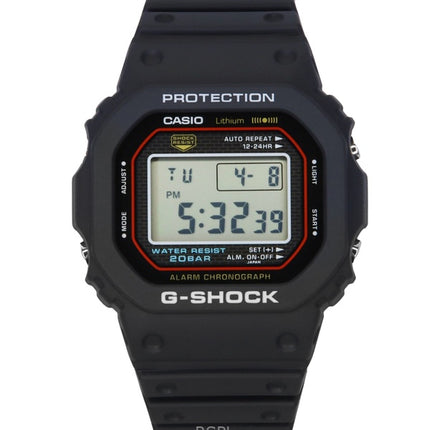 Casio G-Shock Digital genskaber det originale design af det første G-Shock Quartz DW-5000R-1A 200M herreur