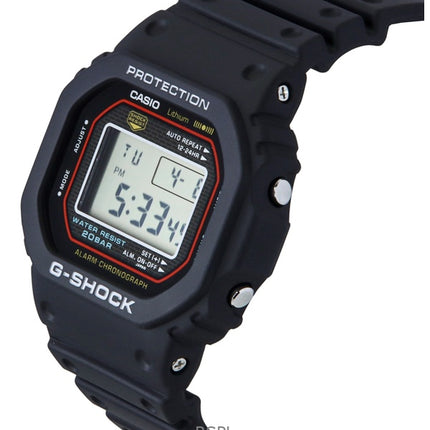 Casio G-Shock Digital genskaber det originale design af det første G-Shock Quartz DW-5000R-1A 200M herreur