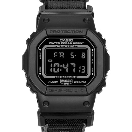 Casio G-Shock tekstilrem digital kvarts DW-5600MNC-1 200M herreur