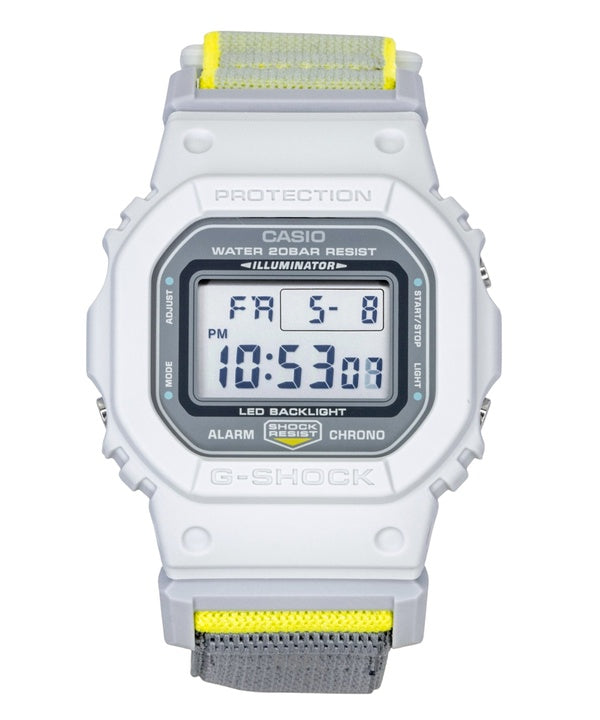 Casio G-Shock tekstilrem digital kvarts DW-5600MNC-7A8 200M herreur