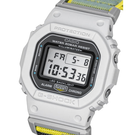 Casio G-Shock tekstilrem digital kvarts DW-5600MNC-7A8 200M herreur