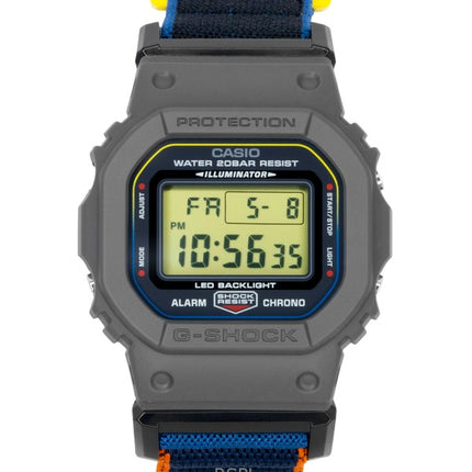 Casio G-Shock tekstilrem digital kvarts DW-5600MNC-8A2 200M herreur